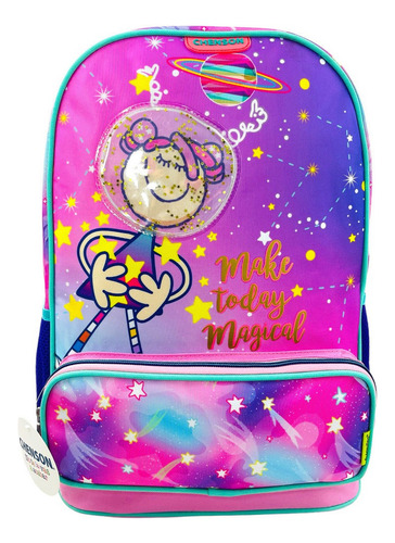 Mochila Escolar Chenson Primaria Fu65040 Color Rosa 27l