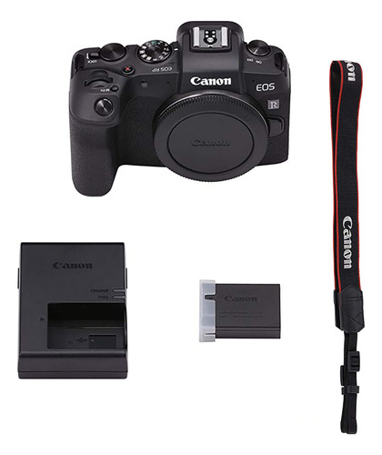 Camera Canon Eos R Rp + Adaptador Para Lentes Ef Rf Preto