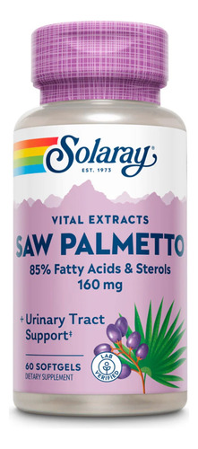 Solaray Saw Palmetto Extract 60caps