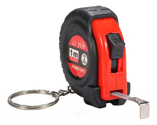 Flexometro Llavero Cinta Metrica Retractil Mini 1 Metro