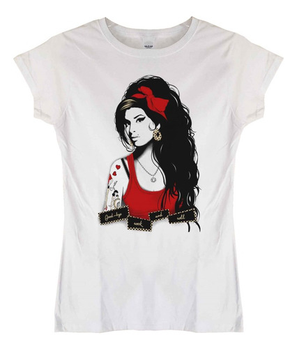 Polera Mujer Amy Winehouse Good Bye Rock And Roll Pop Abomin