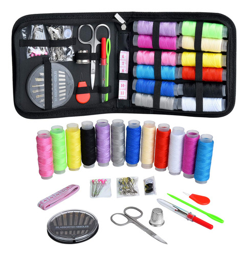 Kit De Coser, Mini Kits De Costura Portatiles Con Cremallera