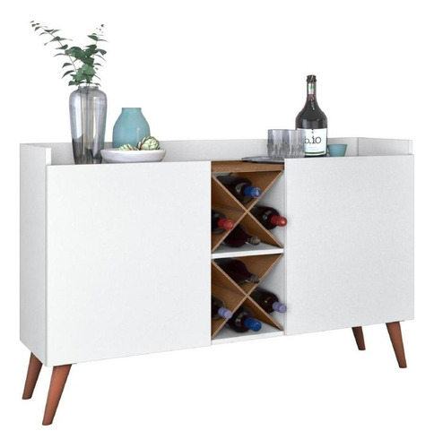  Zanzini  Max Buffet Aparador   Branco/natura