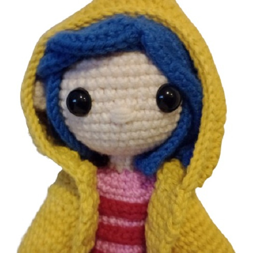 Coraline Amigurumi De 20cm