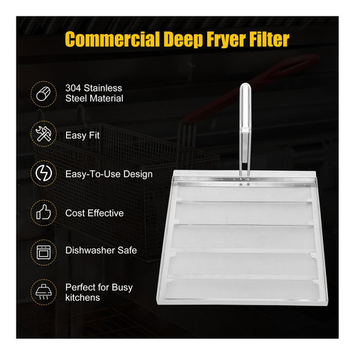 Filtro Frymate Tk X1375 Para Freidoras De Alta Eficiencia