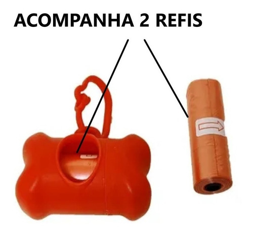 Imagem 2 de 6 de Kit Higienico Cata Caca Coco Pet Cachorro Gato C/ Refil