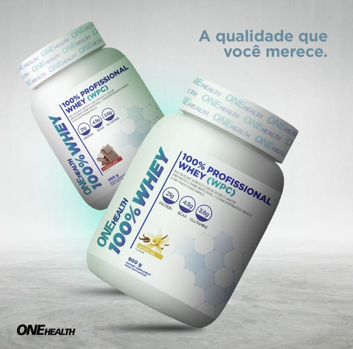 Whey Pura 100% Sem Adição De Açucares One Health 900g