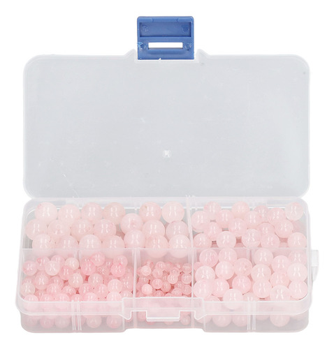 Perlas De Cuarzo Rosa, 340 Unidades, 4 A 10 Mm, Naturales, M