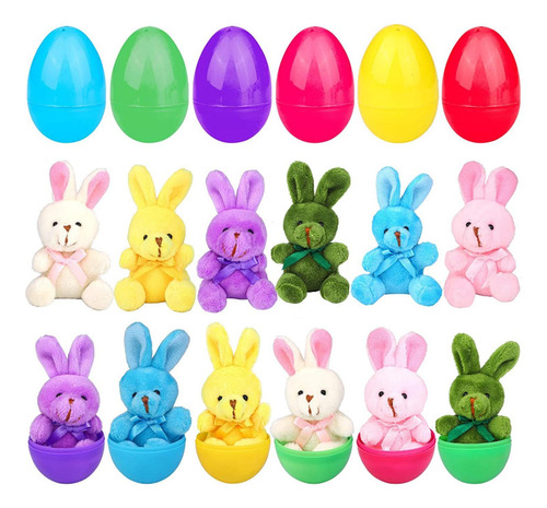 Pascua Huevo Y Juego De Peluche Juego De Juguetes Para 8 Set
