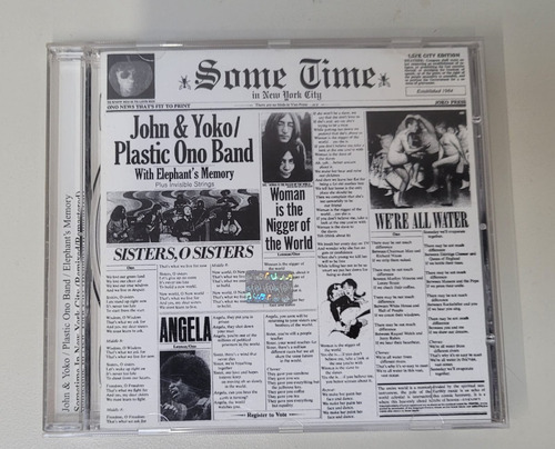 John & Yoko Plastic Ono Band Sometime In New York City Cd