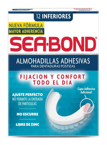 Sea Bond Almohadillas Adhesivas 12# Sup 6-pack + Inf 6-pack