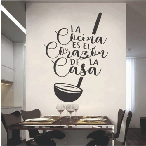 Vinilo Decorativo Para Cocina Pared Calco Adhesivo 80 X 57cm