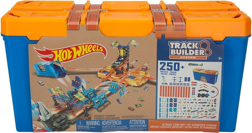 Pista Carros 250 Piezas Hot Wheels Track Ultimate Stunt Box