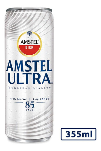 Cerveza Clara Amstel Ultra Lata 355 ml