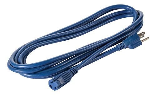 Extensión De Uso Rudo Aterrizada, Azul, Clavija Recta, 4m, I