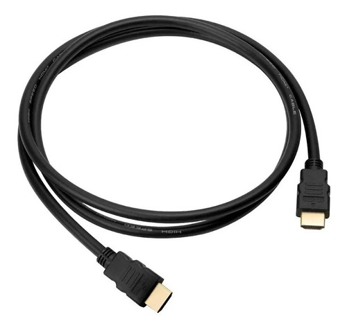 Imagen 1 de 2 de Combo X3 Cables Hdmi A Hdmi 1,5 Metros Color Negro Hd Fullhd