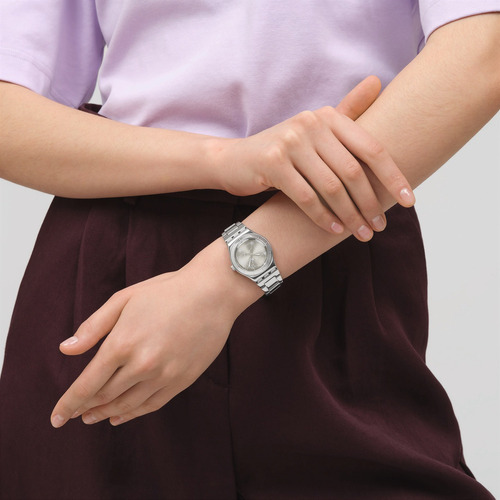 Reloj Swatch Petal Bliss Yls237g Gris Gris Gris
