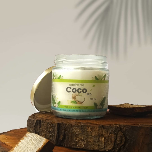 Aceite De Coco, Extra Virgen 100% Natural Y Puro Al Frio. 