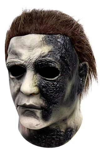 Máscara Michael Myers Halloween Cicatrizes Cor Branca