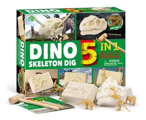 Imagen 1 de 6 de Kit De Excavacion De Dinosaurios Para Niños Juego Divertido