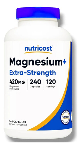Glicinato De Magnesio, Nutricost, 420 Mg - g a $750