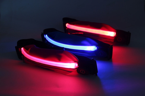 Cangurera Deportiva Led Glow Nait - Recargable - Rosa