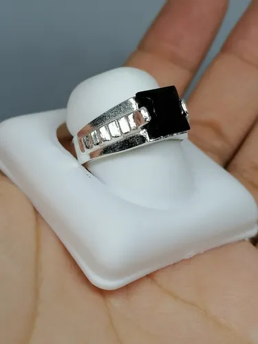 Anillo De Plata Para Hombre 