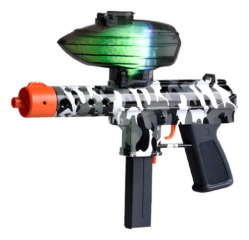 Rifle Automático Hidrogel Tec-9 Accesorios Brilla Obscuridad