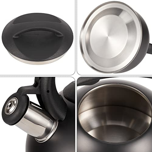 Tetera De 2.5 Litros Con Mango Ergonómico De Acero Inoxidabl