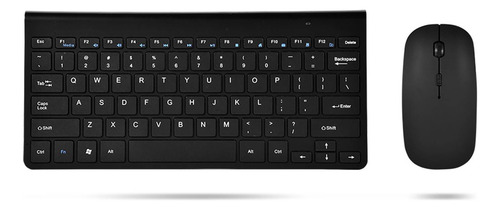 Kit Delgado De Teclado Y Mouse Inalámbricos De 2 4 Ghz Para