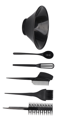 Kit De Brochas Para Colorear El Cabello, 6 Piezas, Tinte Pro