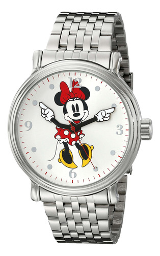 Reloj Analógico De Manos Articuladas Disney Minnie Mouse Par