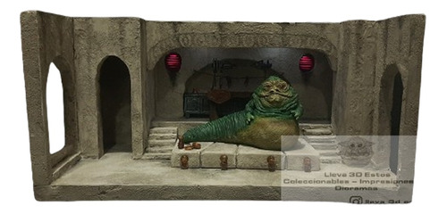  Diorama  Sala Trono Palacio De Jabba Star Wars 3.75