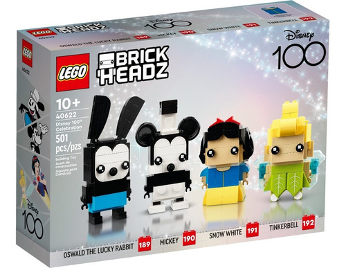 Lego Brick Headz 100 Aniversario De Disney 40622 - 501 Pz