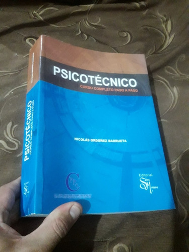 Libro De Psicotécnico Curso Completo Paso A Paso Ordoñez