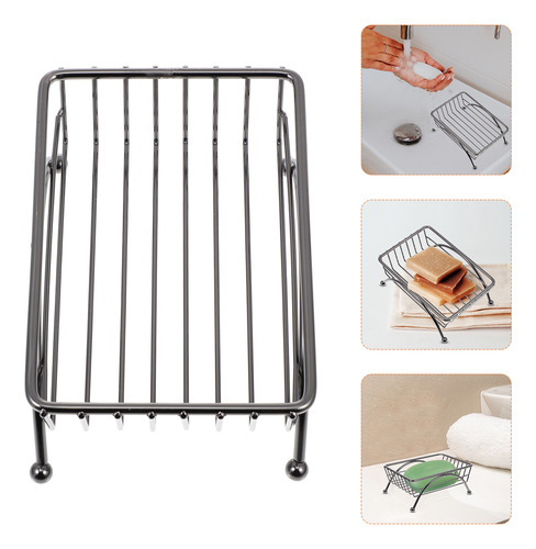 Jabonera Para Lavabo De Baño, Jabonera De Hierro Forjado