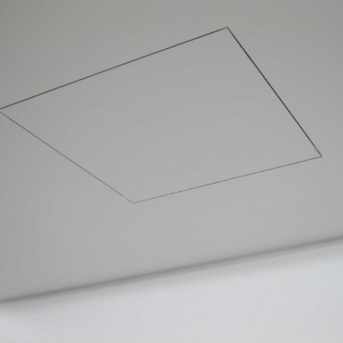 Alçapão Com Tampa De Aço 40x40cm Branco Forro Drywall Ou Pvc