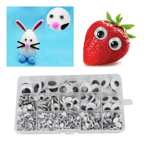 Wiggle-, Accesorios Para Ojos De Animales, 926 Piezas