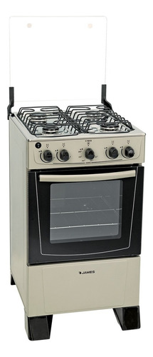 Cocina Gas James C105 B Titanium Encendido Horno Enlozado Tipo de conexión Gas envasado