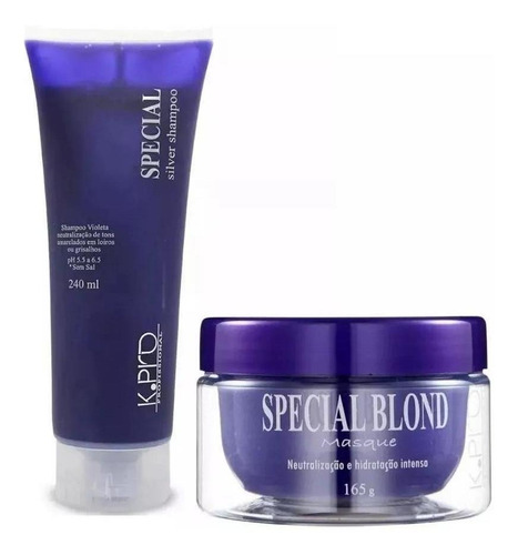 Kpro - Special Silver Shampoo (240ml) + Máscara (165g)