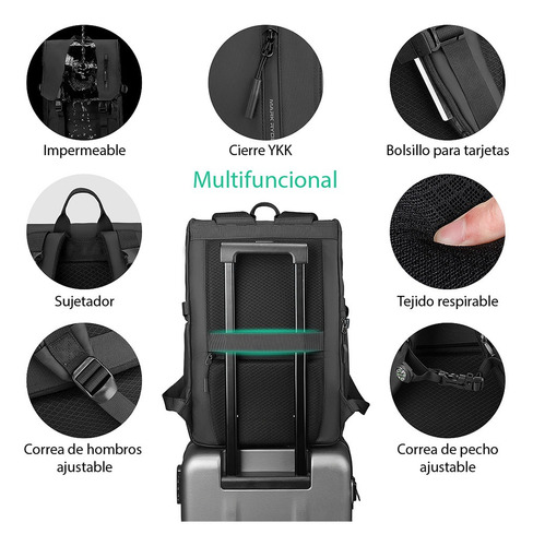Mochila Extensible Avant De Mark Ryden. Con Puerto Usb