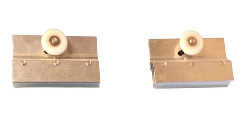 Imagen 4 de 4 de Kit De 4 Carretillas Para Cancel De Baño Corredizo Herralum