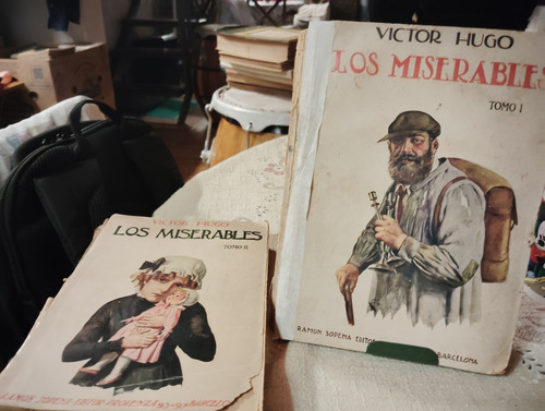 Los Miserables Victor Hugo 2 Tomos
