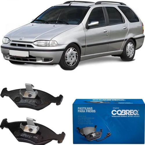 Imagem 7 de 10 de Jogo Pastilha De Freio Fiat Palio 1.0 2007