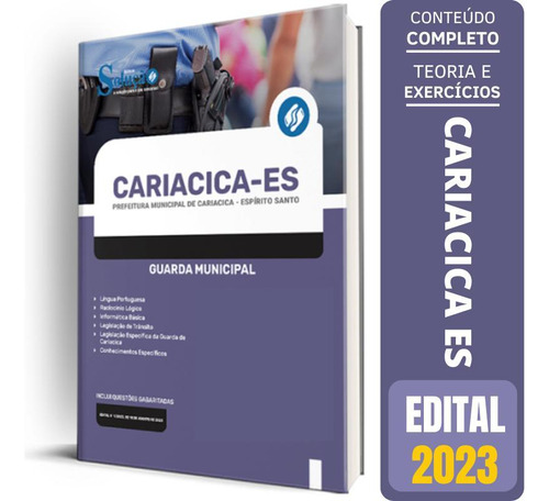 Apostila Prefeitura De Cariacica Es 2023 - Guarda Municipal