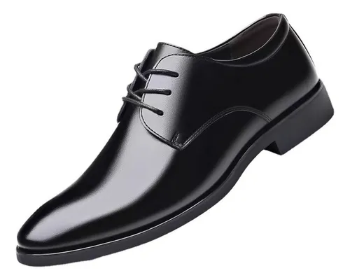comprar Zapatos De Cuero De Boda Del Joven Novio De Oficina
