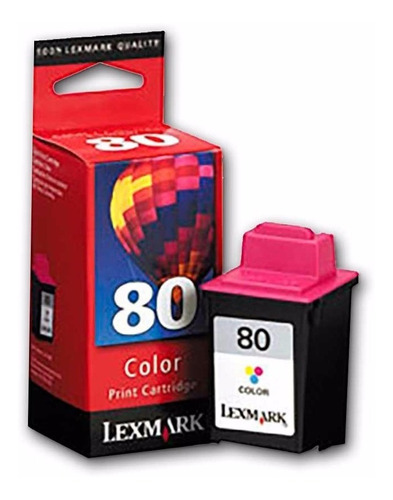 Cartucho Tinta Lexmark 80 Color 12a1980 Original 3200 5000