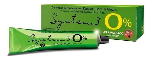 System 3 Tintura Libre De Gluten Y 0% Sin Amoníaco Tono 9 rubio muy claro
