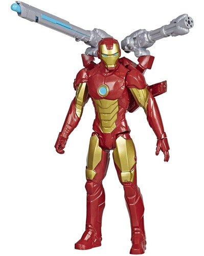 Marvel Titan Hero Series Blast Gear Iron Man, Figura De...