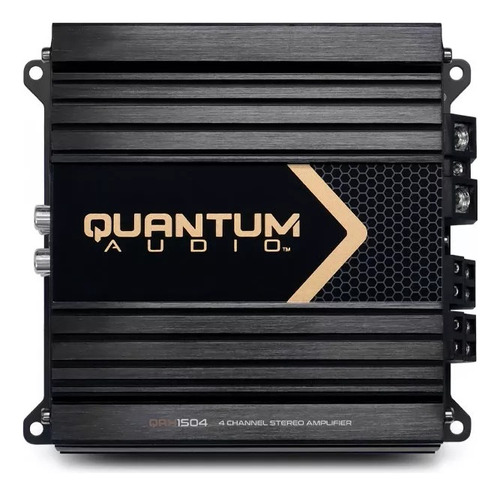 Amplificador Quantum Audio Qrx1504 Clase D 2500w 4 Canales Color Negro